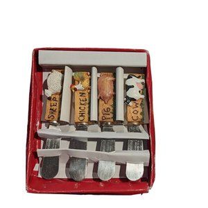 SPREADABLES Gourmet Spreaders The HOME Collection Sheep Pig Cow Chicken HTF